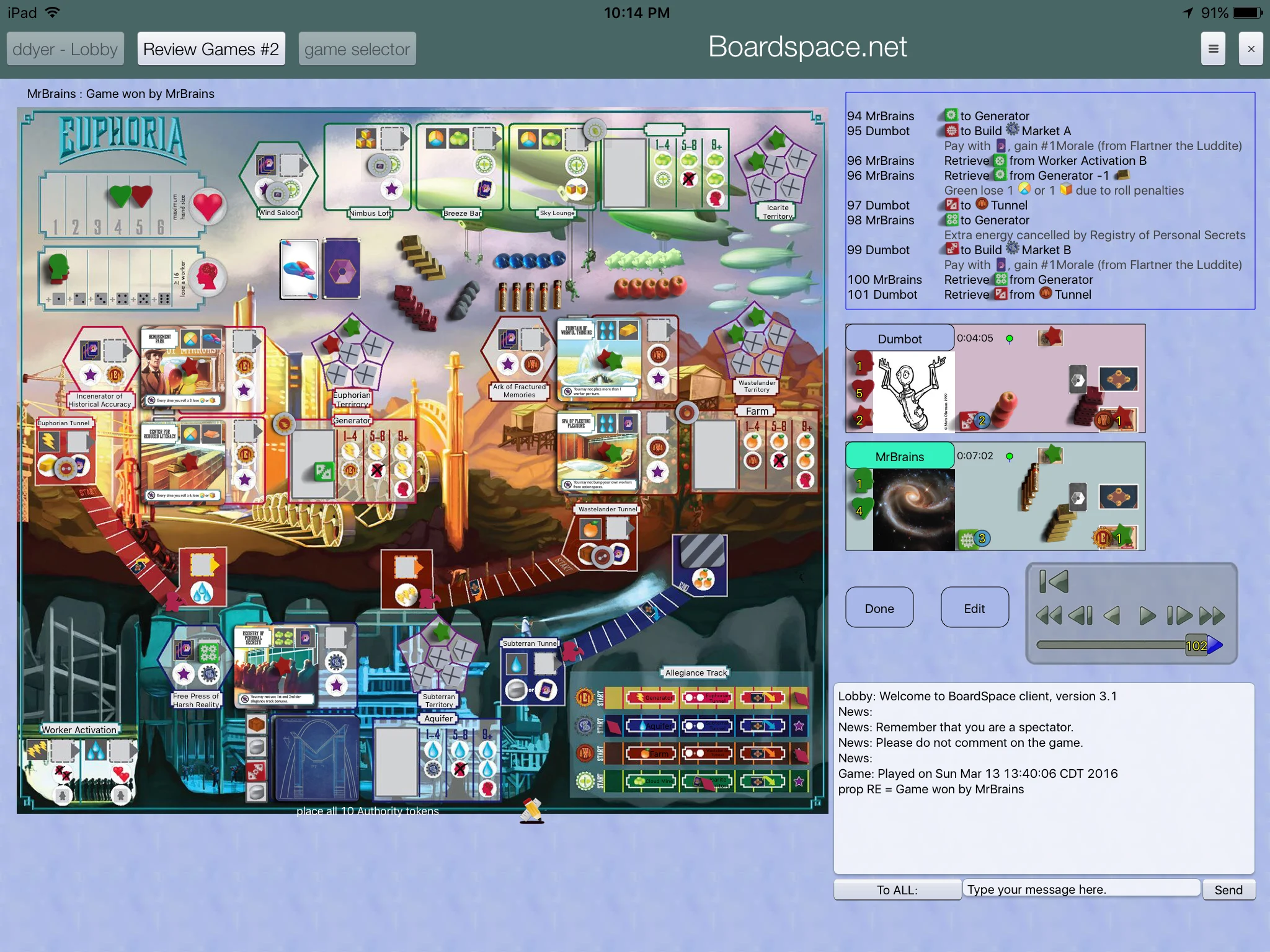 Boardspace.net screenshot