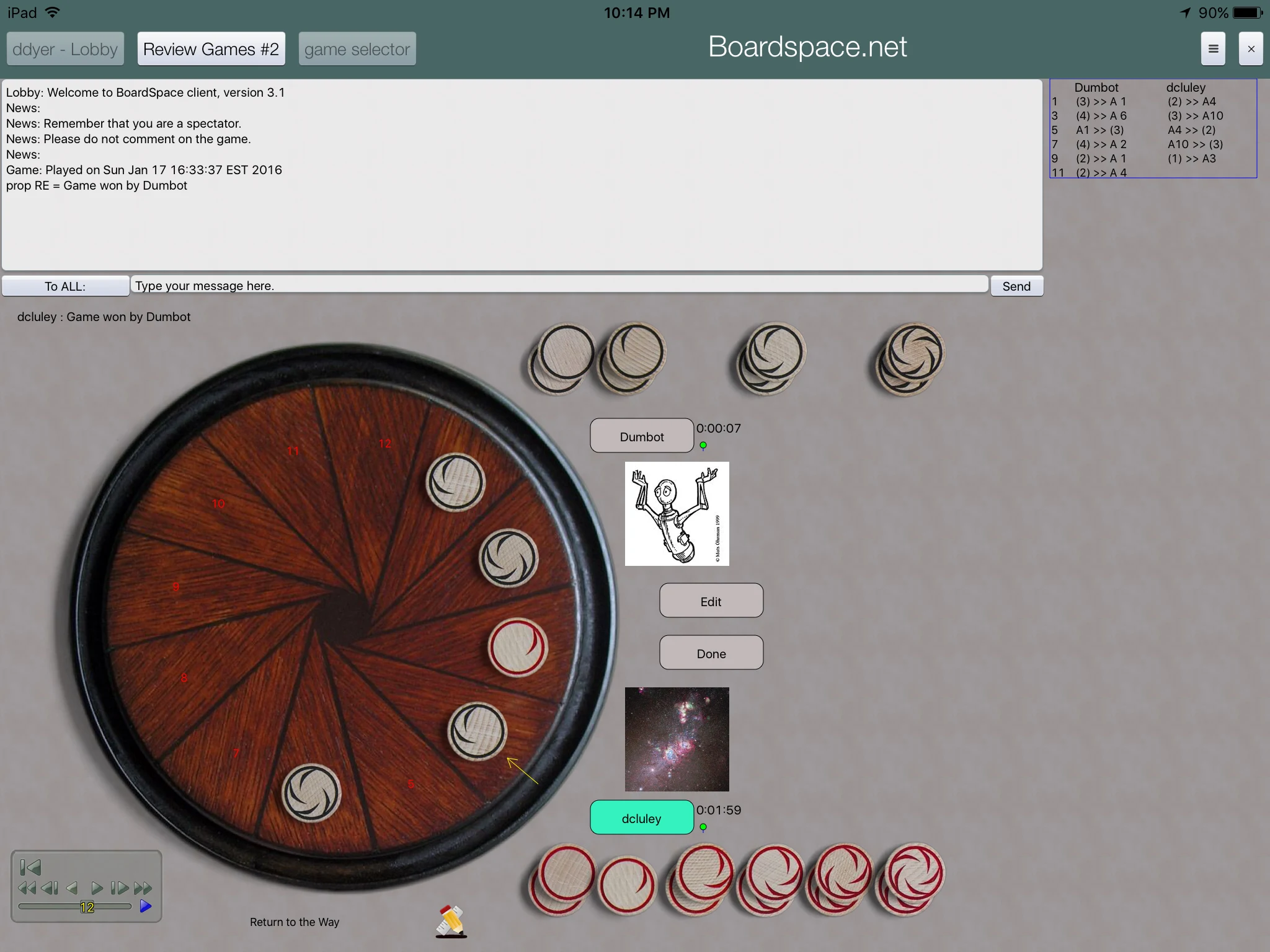 Boardspace.net screenshot